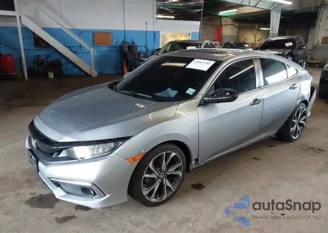 2020 Honda Civic Touring z USA, uszkodzony, nr VIN 19XFC1F93LE210536